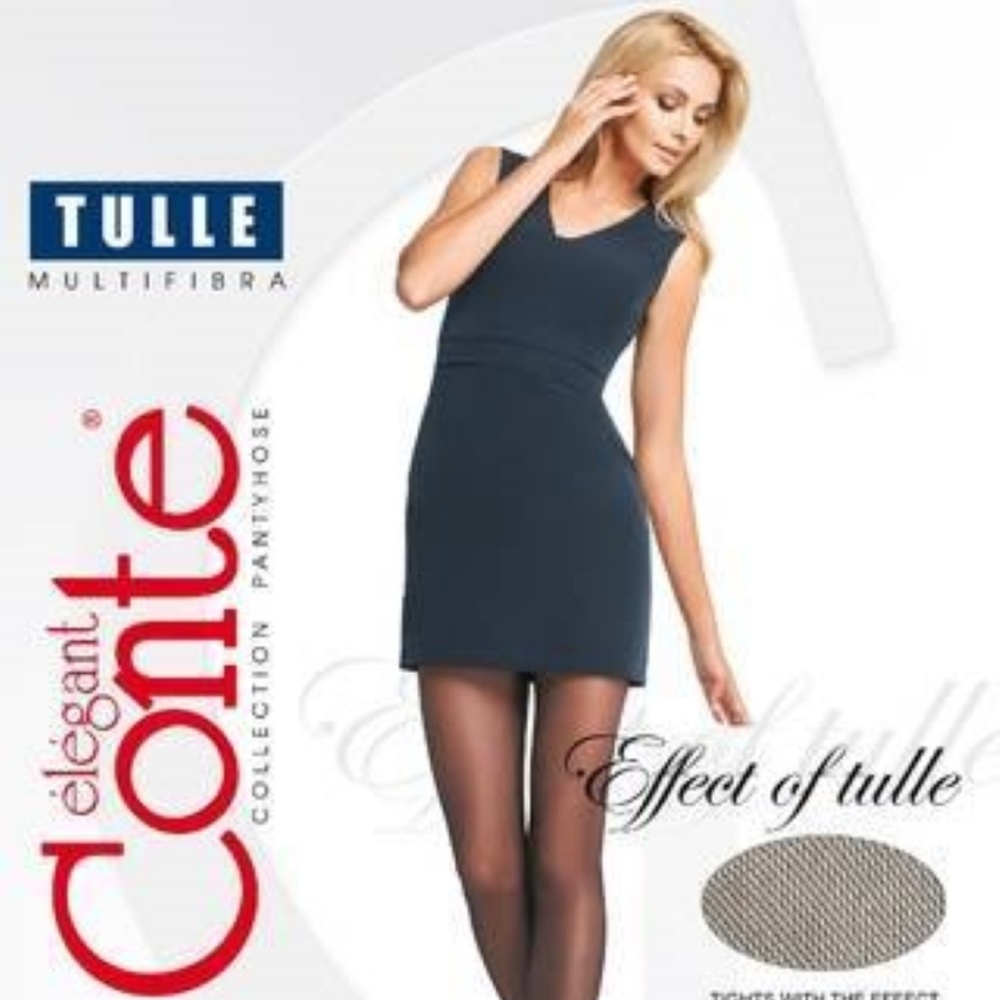 Conte Women's Tights - Tulle - 2(S), 3(M), 4(L)